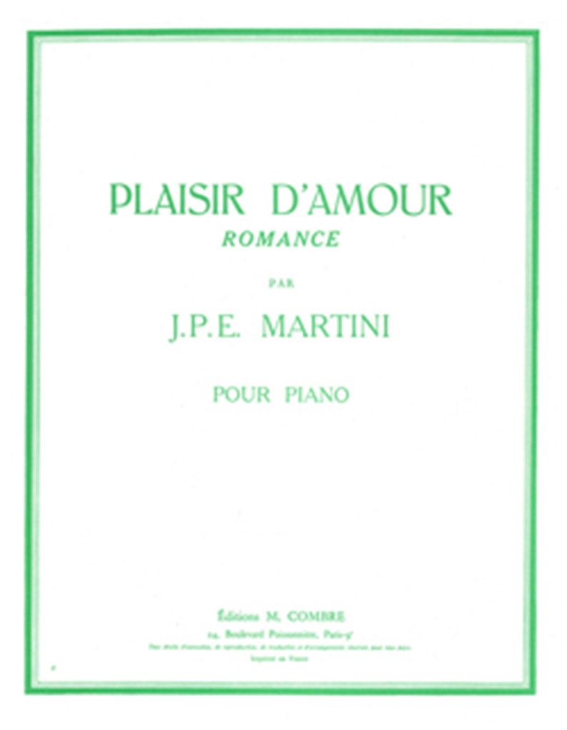 Plaisir d'amour (romance)